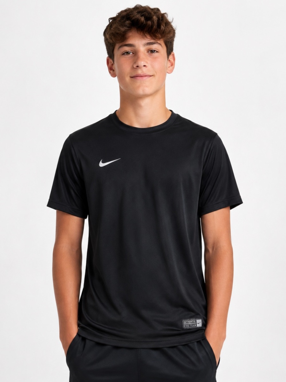Nike Dri-Fit “Authentic Team” Black #9 Shirt (Boys Large)